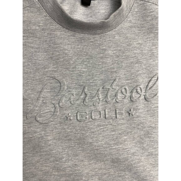 Unrl X  Barstool Golf Performance Crewneck Sweatshirt Men’s Size Large Gray - Picture 5 of 7